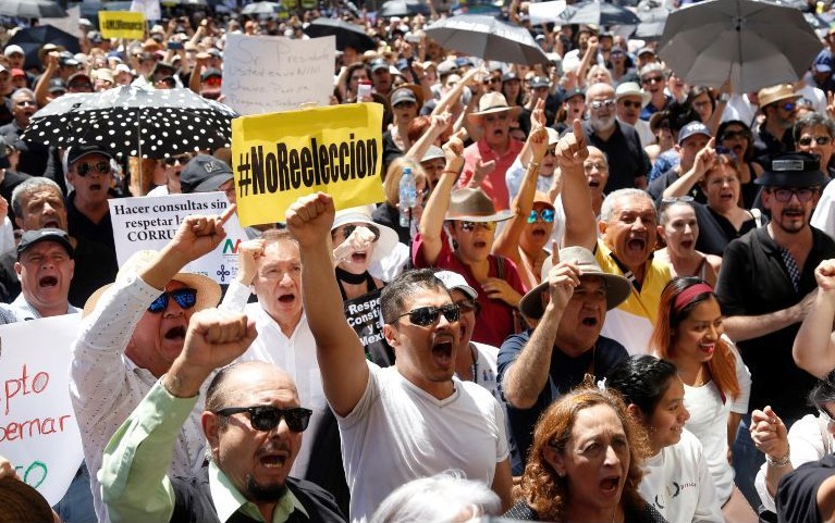 Manifestación en Guadalajara.