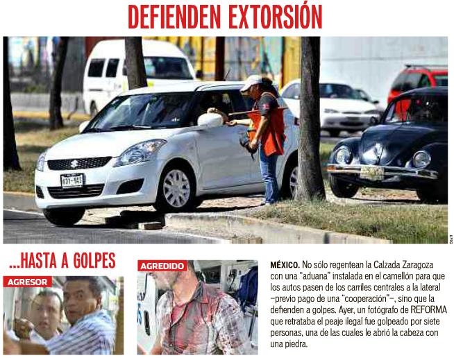 Defienden su extorsión.