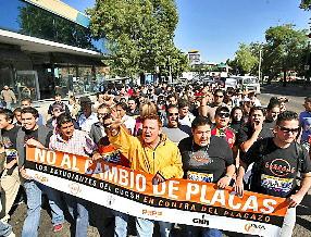 Manifestaciones antiplacazo.