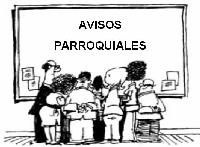 Avisos parroquiales.