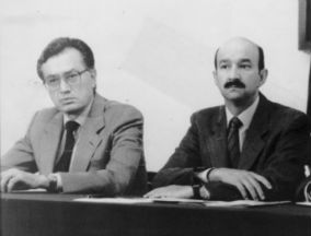 Manuel Bartlett y Carlos Salinas.