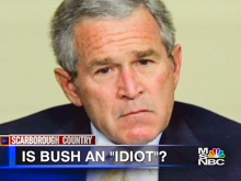 Is Bush an idiot?