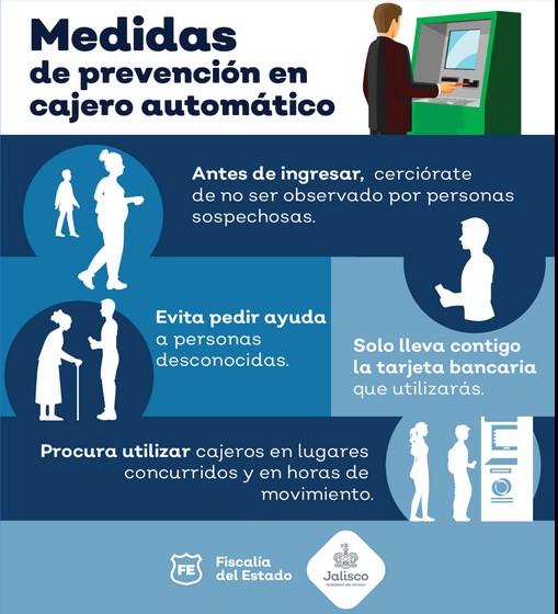 Medidas de prevencin en cajero automtico.