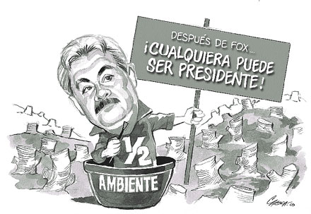 Cualquiera puede ser presidente.