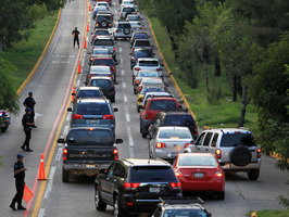 Prueba del carril Panamericano.