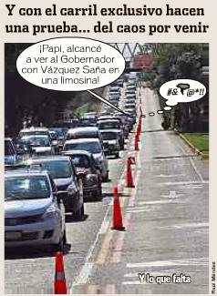 Prueba del carril Panamericano.