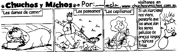 Los amos son los seres peludos.