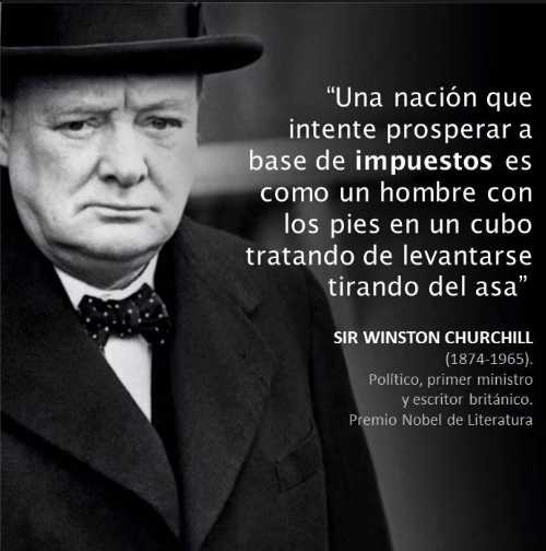 Winston Churchill.