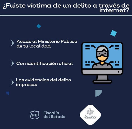 Fuiste vctima de un delito en Internet?