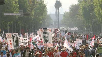 Marcha de enero 31 en el DF.