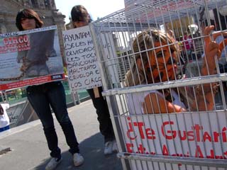 Protesta en Guadalajara.