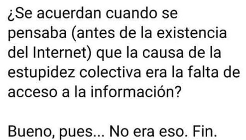 La estupidez colectiva.