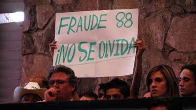 Fraude 88 no se olvida.