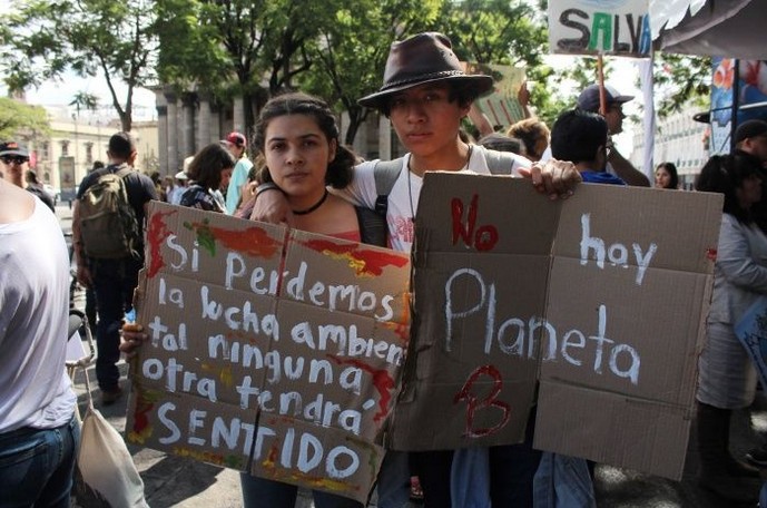 Manifestación en Guadalajara.
