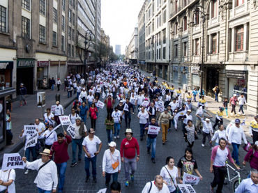 Protestas contra el gasolinazo.