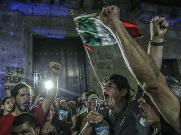 Protesta en Guadalajara.