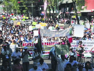 Protesta en Guadalajara.