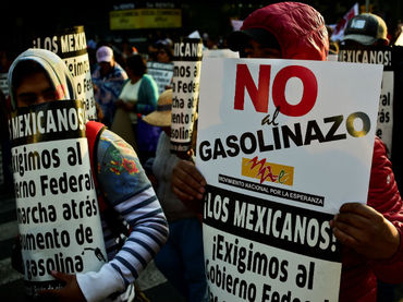 Protesta en la Ciudad de Mxico.