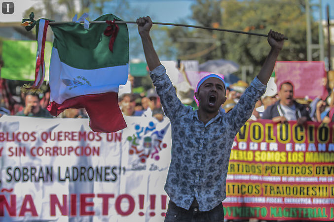 Protesta en Guadalajara.