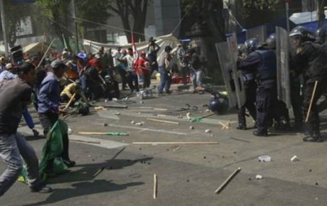 Protesta en CdMx.