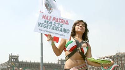 Haz patria. Hazte vegetariano.