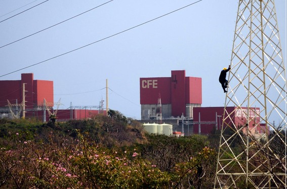 Planta nuclear de Laguna Verde en Veracruz.