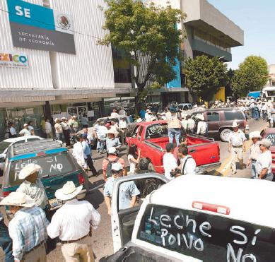 Lecheros en Guadalajara.