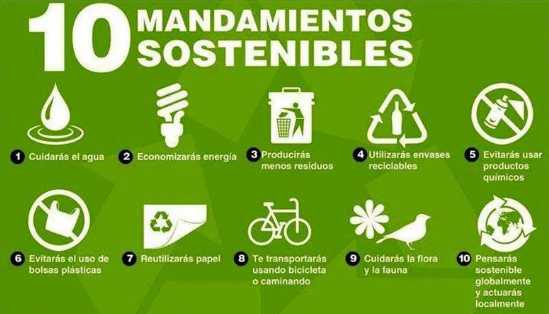 Los 10 mandamientos de la sustentabilidad.