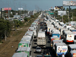 Protesta en Mrida, Yuc.