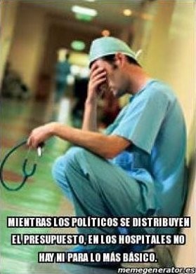 Mientras los políticos se distribuyen el presupuesto...