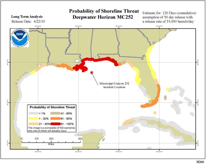 Mapa del NOAA.