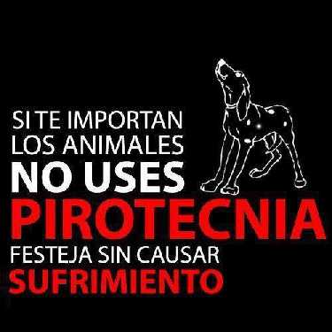 No uses pirotecnia.