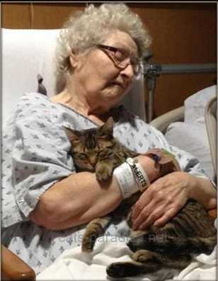 Paciente con su mascota.