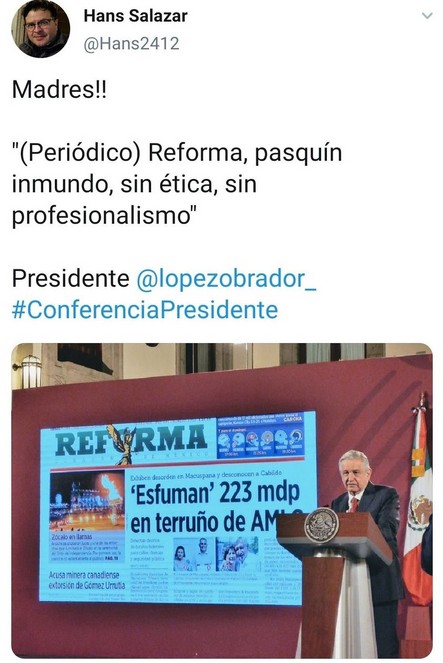 Periódico Reforma.