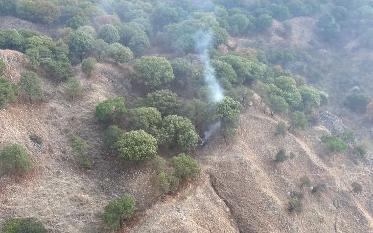 Un hombre fue detenido ayer en la zona del Colli, sorprendido en flagrancia al incendiar ese punto dentro del Bosque La Primavera.