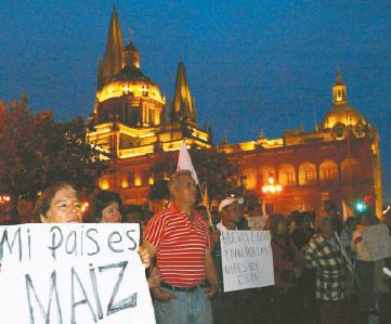 Otra protesta en Guadalajara.