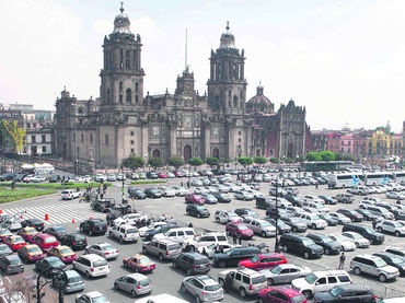 El PRI en el Zócalo.