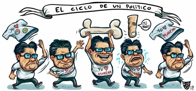 El ciclo de un político.