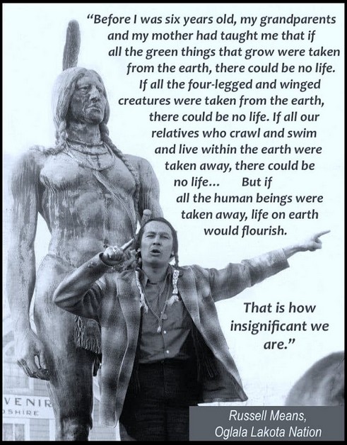 Russell Means, Oglala Lakota Nation.