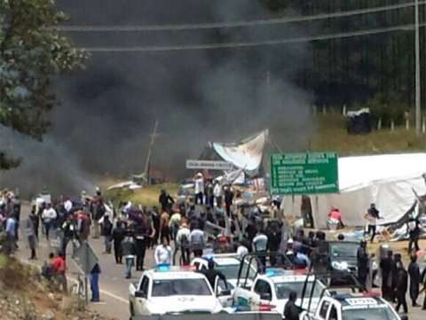 Acciones de indígenas de San Juan Chamula.