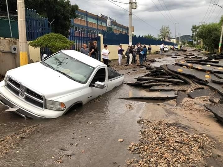 Inundaciones en Sta. Anita en 2019.