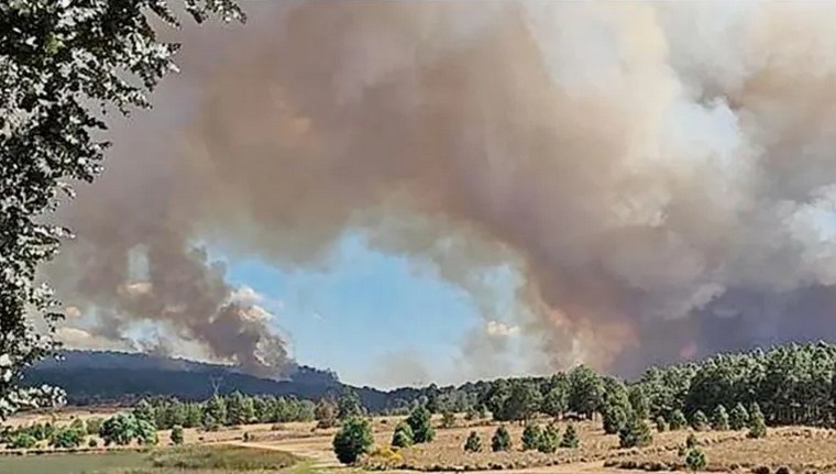 Fuerte incendio en Tapalpa.