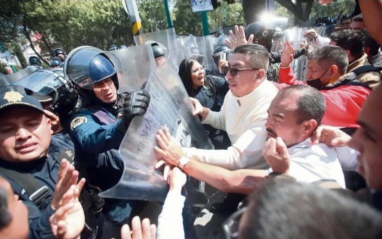 En la capital del país hubo enfrentamientos con la policía.