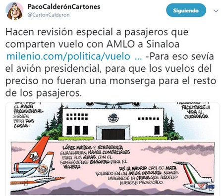 Para eso servía el avión presidencial.